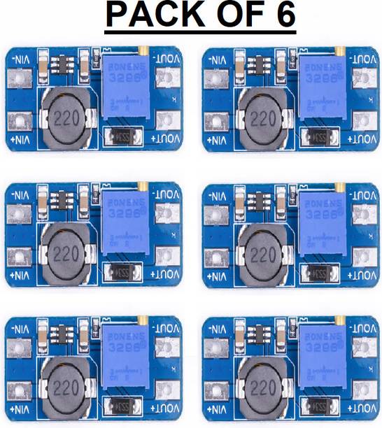 SG Flash PACK OF 6 MT3608 DC-DC Step Up Power Supply Module Electronic Components Electronic Hobby Kit