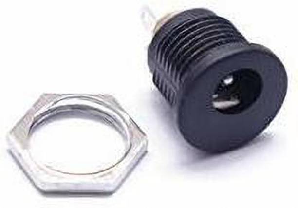 2A digital 5.5mm x 2.1mm 3 Pin Female DC Power Round Electrical Plug Pack of (5) Electronic Components Electronic Hobby Kit