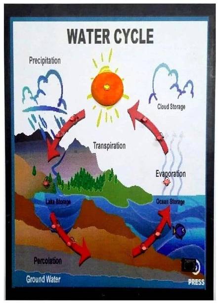MELODY's Water Cycle or Hydrologic Cycle - With Light Geography Science Project Educational Electronic Hobby Kit