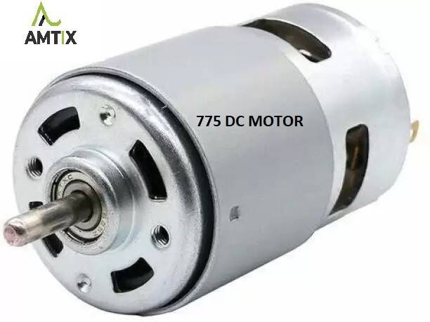 BALRAMA New Arrival DC Electric 775 Motor for Drill 12V 24V Motor (Pack of 1)ll Probe and Tester Electronic Hobby Kit