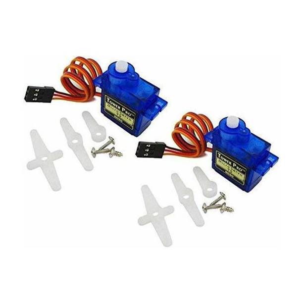 Thinkever 2 SG90 Micro Servo Motor 180 Degree Rotation for Robotics Science Project Drone Electronic Components Electronic Hobby Kit