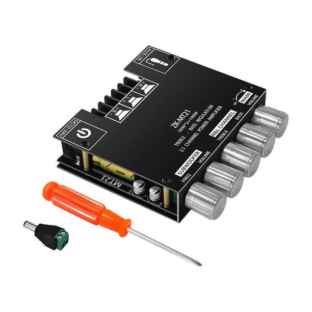 IOTaudios ZK-MT21 50W*2+100W Bluetooth-compatible Digital Power Amplifier Board Subwoofer Miscellaneous Electronic Hobby Kit