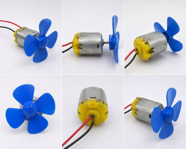 ArovaTech Mini DC Motor with Fan Educational Electronic Hobby Kit