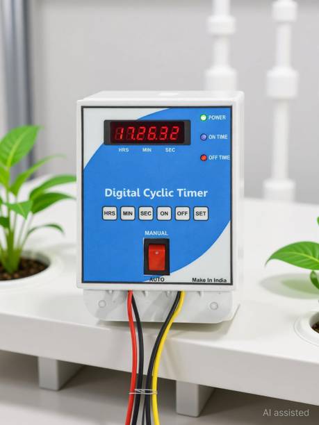 Magnus Digital Cyclic Timer for Fogger,Hydroponics Programmable Electronic Timer Switch