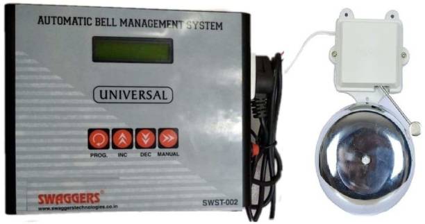 SWAGGERS Automatic School Bell Management System (Black) Wired Door Chime
