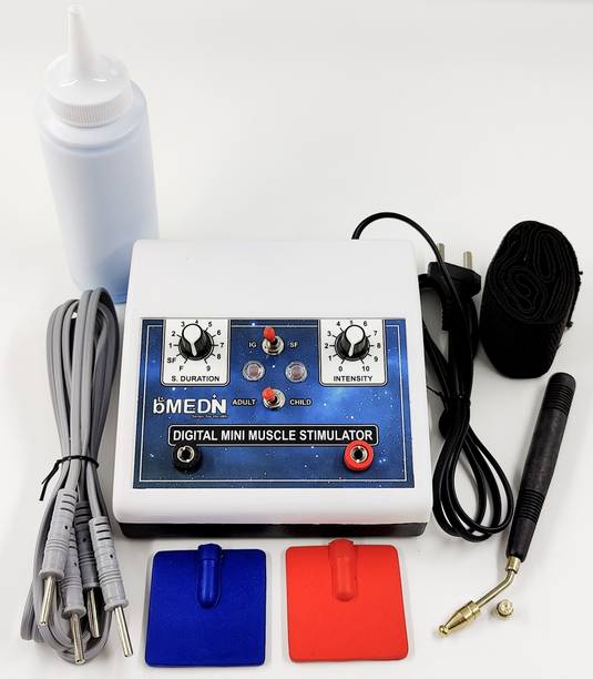 BMEDN Digital Mini Muscle Stimulator/EMS/MS/Electric 1Channel Galvanic & Faradic Mode. Muscle Stimulator Electrotherapy Device