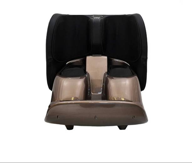 DSB PHYSIO MART New Model Electric Leg & Calf Massager with Air Compressed Kneading, Vibration, Mild Heat Therapy Pain Relief & Blood Circulation (Foldable Leg Massager) Brown Electrotherapy Device