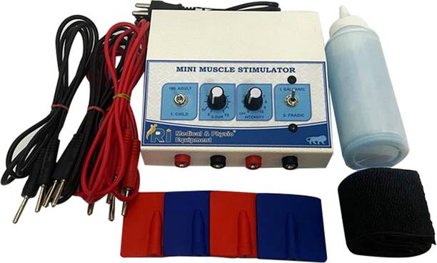 Ri Medical & Physio Equipment Mini Muscle Stimulator (MINI MS) 2 Channel Machine for Physiotherapy for Pain Relief Electrotherapy Machine Electrotherapy Device