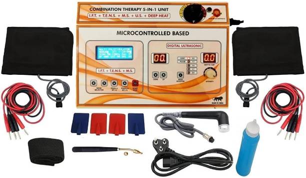 Narayani physio Narayani Traders 5 In 1 IFT MS Tens Ultrasonic Deep Heat Physiotherapy Machine Machine Electrotherapy Device