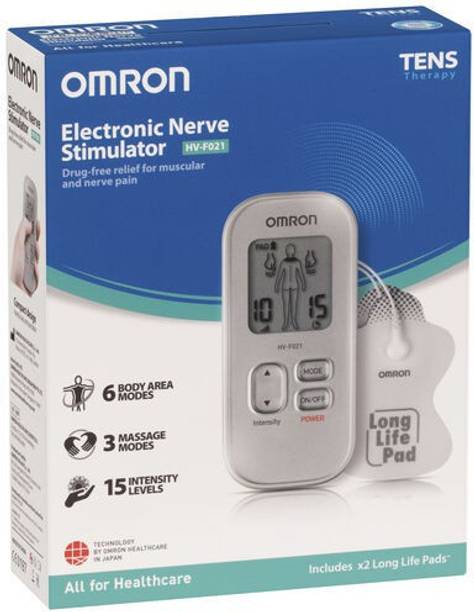 OMRON HV-F021 Electronic Nerve Stimulator with Soft, Comfortable Pads Nerve Stimulator Electrotherapy Device