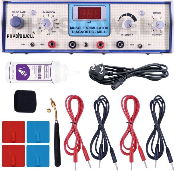 Physiowell Electric Muscle Stimulator Heavy Duty Physiotherapy Machine MS 10 DIGNOSTIC Physiotherapy Machine Electrotherapy Device