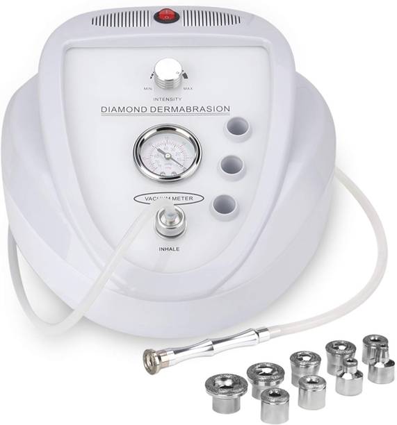 P R ENTERPRISES 2 In 1 Diamond Microdermabrasion Machine Professional Blackhead Remover Removal Equipment, 65-68Cmhg Suction Power Professional Dermabrasion Electrotherapy Device