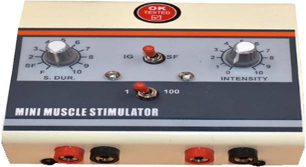 PHYSIO FACTORY Mini MS Machine Muscle Stimulator Machine Galvanic Stimulation Machine | Mini Muscle Stimulator Electrotherapy Physiotherapy equipments Electrotherapy Device