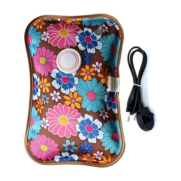 Da Novira Electric PVC Hot Water Bag with Pocket for Winters/Pain Relief & Heat Therapy Electrical 1 L Hot Water Bag