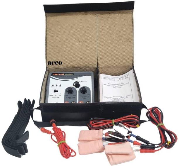 ACCO Tapsi MINI Muscle Stimulator (With 2 channel TENS) Galvanic Stimulation Machine Electrotherapy Device