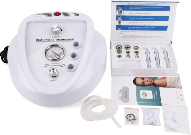 DSB PHYSIO MART 2 In 1 Diamond Microdermabrasion Machine Professional Blackhead Remover Removal Equipment, 65-68Cmhg Suction Power Professional Dermabrasion Facial Skin Care Electrotherapy Device