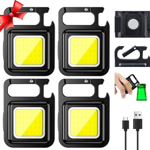 insignia decor COB Keychain Led Light Magnetic Base Folding Bracket Emergency Light 6 hrs Torch Emergency Light