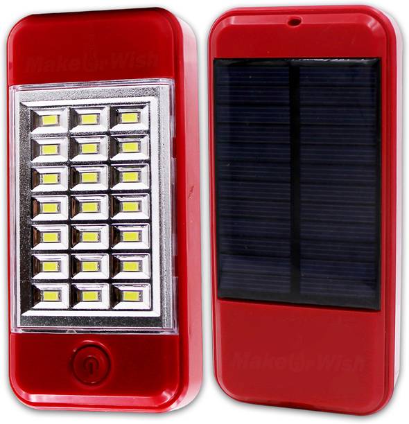 Make Ur Wish Solar Power Bank Cum 21 Hi-Bright Led Lantern Emergency Light 6 hrs Lantern Emergency Light