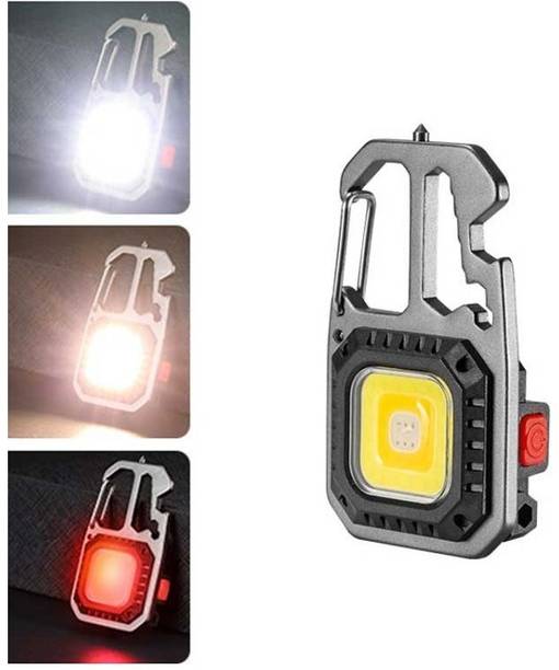 Xydrozen 4-COB Key Chain Emergency Flashlight Torch 5 h...