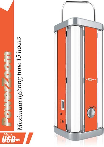 Pick Ur Needs 4 Side Tube 2 Mode Extra High Bright Tube Solar Charging Support Mobile Charging 8 hrs Lantern Emergency Light