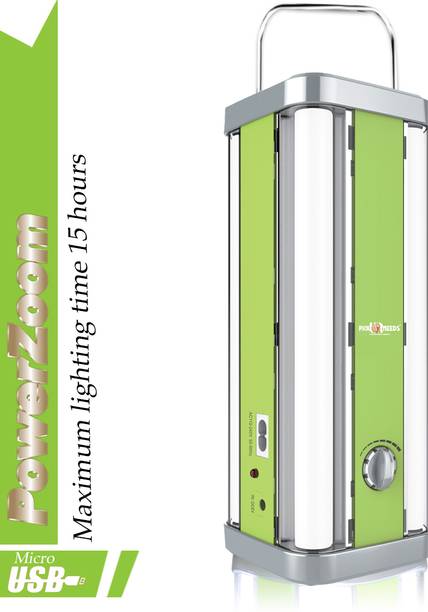 Pick Ur Needs 4 Side Tube 2 Mode Extra High Bright Tube Solar Charging Support Mobile Charging 8 hrs Lantern Emergency Light