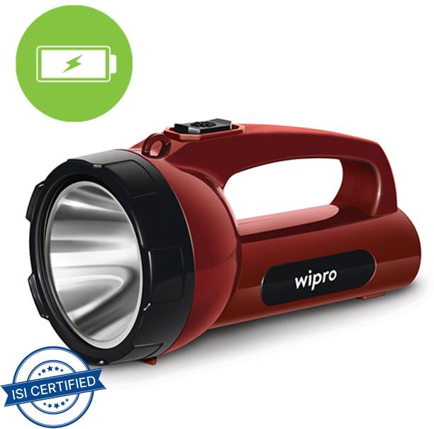 Wipro Emerald Plus LED rechargable 6 hrs Torch Emergency Light