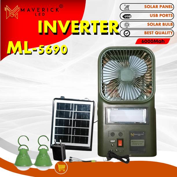 Maverick Led Table Solar Fan Set