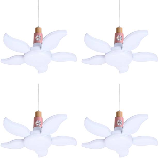 Pick Ur Needs Foldable Light Fan Led Blade Bulb Super Bright Angle Adjustable Home Pack of 4 Ceiling Lamp