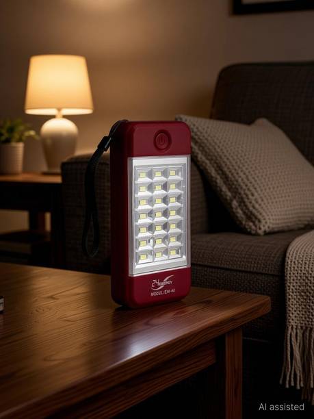 24 ENERGY 21 Hi-Bright LED With USB Mobile Power Bank Rechargeable 5 hrs Lantern Emergency Light