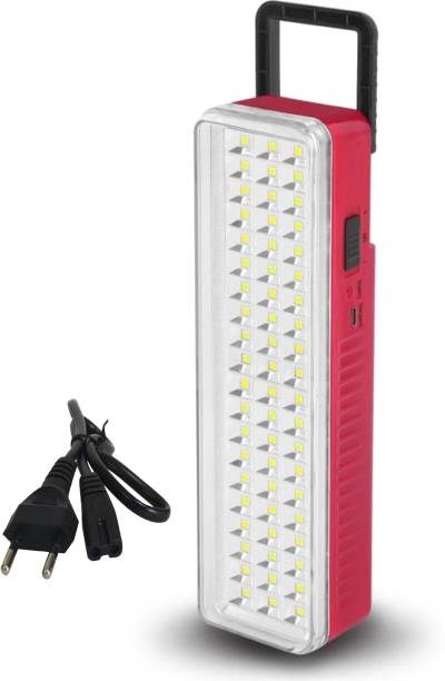 Shivam LED Rechargeable Emergency Light 6V Solar panel, 60 Big SMD, 4v 2000mAH Battery. 20 hrs Lantern Emergency Light