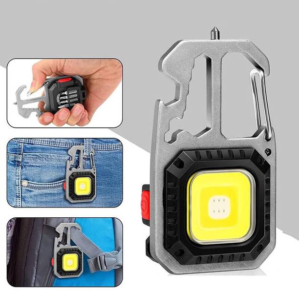 Xydrozen Emergency Light Keychain Flashlight 5 hrs Torc...