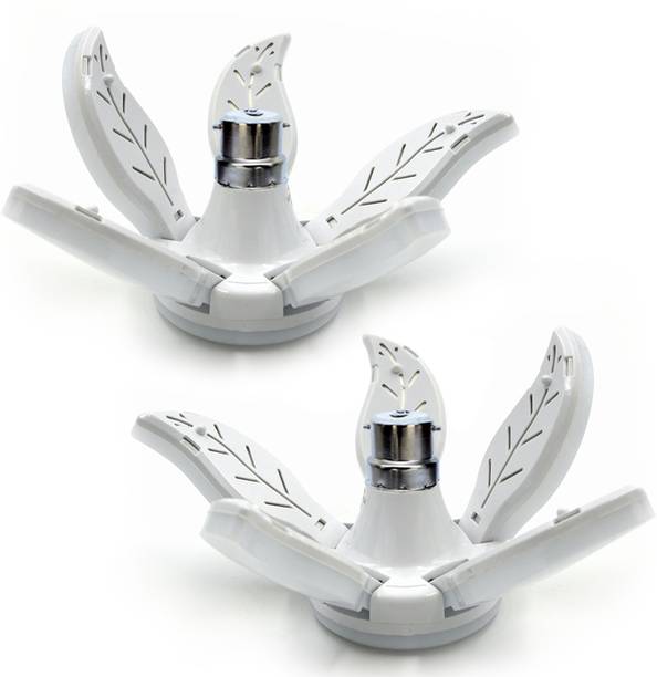 Pick Ur Needs Foldable Fan Led Bulb Bright Angle Adjustable Home Ceiling Light Pack of 2 Ceiling Lamp
