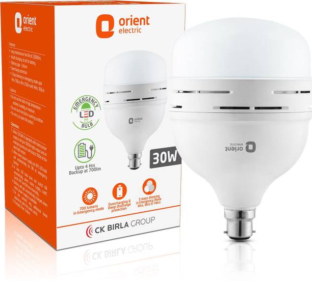 Orient Electric Eternal Emergency Lamp 30W - Cool White 4 hrs Bulb Emergency Light
