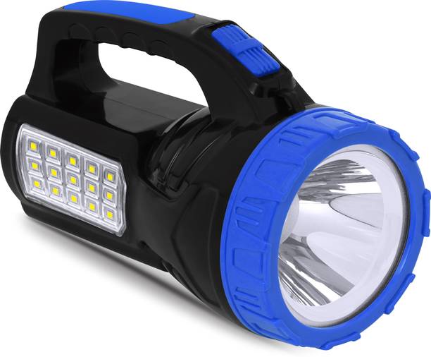Trillsun 1000 Meter Long Range High Beam Laser Led 120W torch with Side Led Light 5 hrs Torch Emergency Light