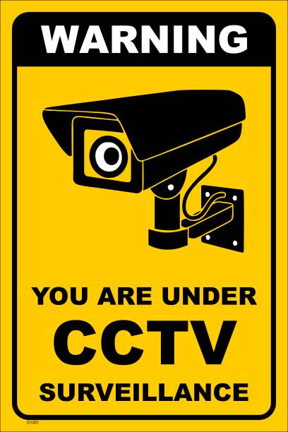 SANAPRINTS CCTV camera Emergency Sign