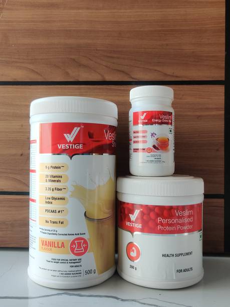 Vestige Shake-WEIGHT LOSS COMBO VANILLASHAKE PROTEIN POWDER 200GM AFRESH KASHMIRI KHAWA Nutrition Drink