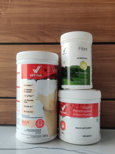 Vestige FAST WEIGHT LOSS COMBO KULFI SHAKE FIBER PROTEIN POWDER 200GM Nutrition Drink