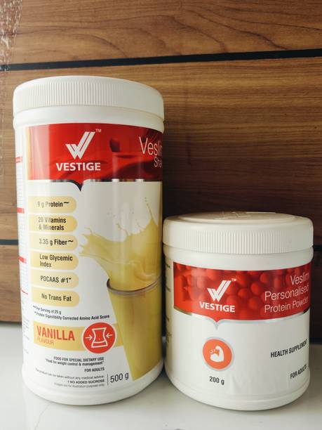 Vestige FAST WEIGHT LOSS COMBO VANILLA SHAKE PROTEIN POWDER 200GM Energy Drink