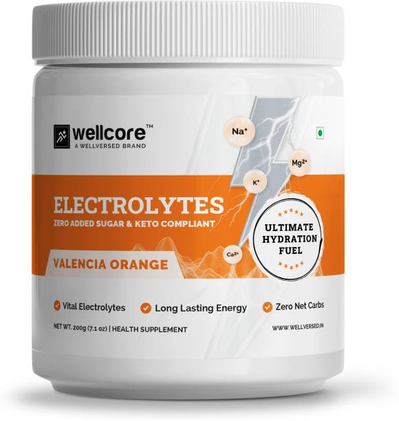 Wellcore | 5 Vital Electrolytes | Sugar Free | Sustained Energy | Keto Energy Drink