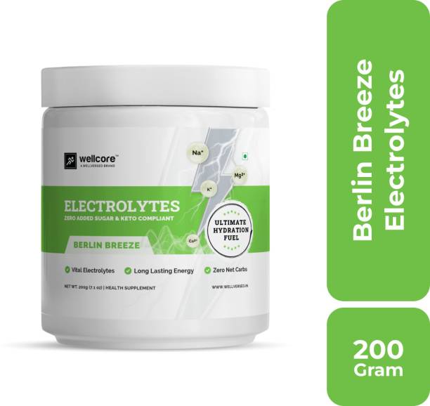 Wellcore Electrolytes | 5 Vital Electrolytes | Sugar Free | Sustained Energy | Keto Energy Drink