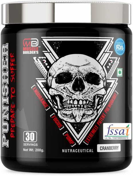 MB MUSCLE BUILDER'S Next Level Punisher Pre-Workout with Creatine ,Arginine & Caffeine Punch Pre Workout