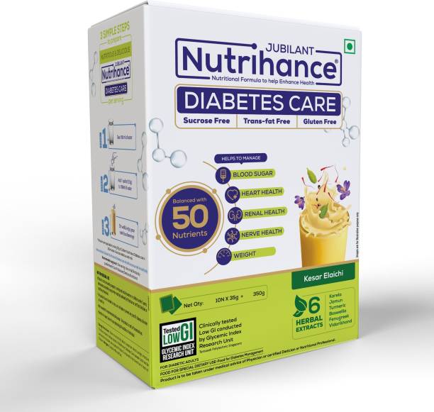 JUBILANT Nutrihance Diabetes Care Drink | Manage Blood Sugar Levels & Weight Controls | Nutrition Drink