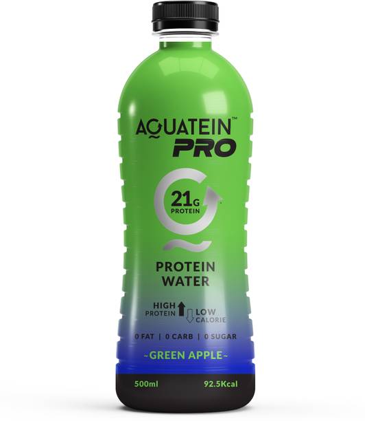 Aquatein 21g Protein Water Green Apple No Added Sugar Energy Drink