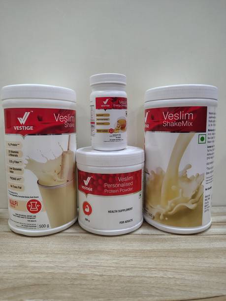 Vestige Shake-F1 KULFI SHAKE 500GM-PROTEIN POWDER200GM-AFRESH ENERGY DRINK GINGER- Nutrition Drink