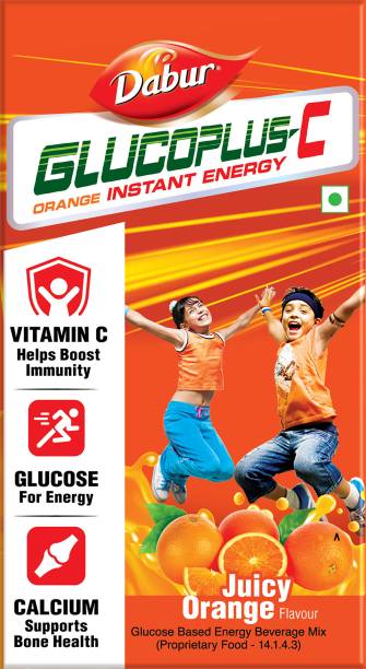 Dabur by GlucoPlus-C Instant Glucose Powder Carton Pack | Replenishes Energy Energy Drink