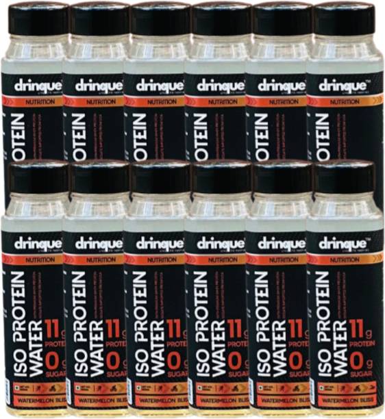 drinque Iso Protein Water| 11g Whey Isolate Protein| 7g Fiber| 0 Sugar| Tasty & Healthy Nutrition Drink