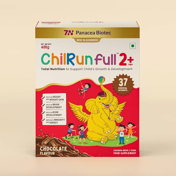 ChilRun full 2+ Nutrition for Children 2 Years & Above 37-Essential Nutrients, Energy Booster Nutrition Drink