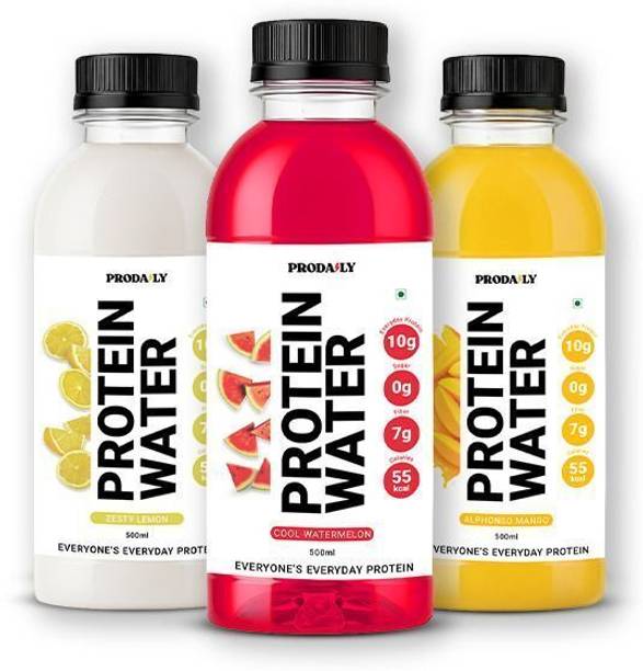 prodaily Protein Water - 10g Protein - Trial Pack (3 bottles) Nutrition Drink