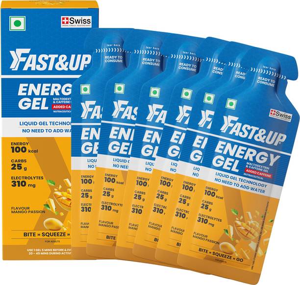 FAST&UP Energy Gels - Unique Liquid-Gel Technology for Instant Performance Sports Drink