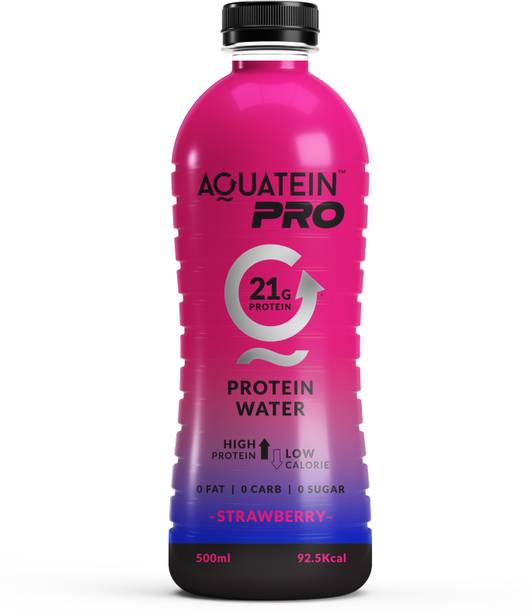 Aquatein 21g Protein Water Strawberry No Added Sugar Sports Drink